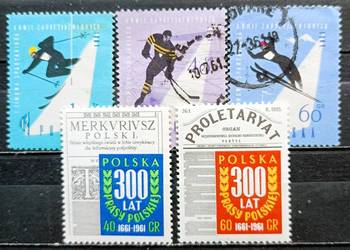 L Znaczki polskie rok 1961 I kwartał