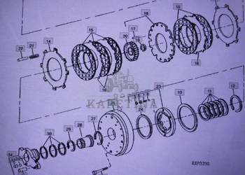 John Deere RE25678/bęben/John Deere 4555/4755/4955