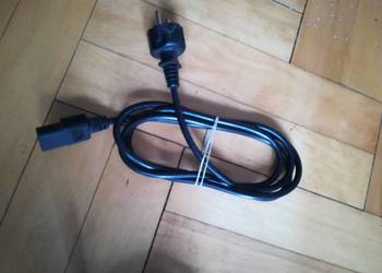 Kabel 1,8m zasilający do komputera monitora projektora druka