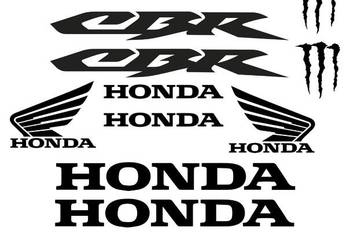 Naklejki Zestaw Honda 600CBR 900RR 929 F4i 125R 450S 1000RR Fireblade