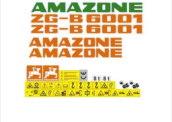Naklejki Amazone ZGB 6001 mocny klej, odporne, laminat UV