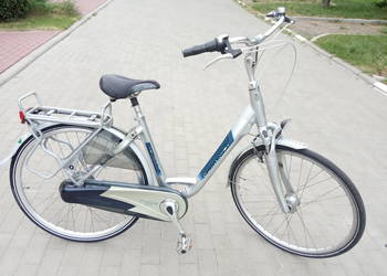 Holenderski Rower koła 28" Prądnica 8-biegi w piaście