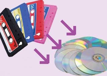 Kopiowanie przegrywanie kaset audio na płyty CD lub kompresj