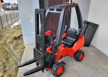 Zabawka wózek widłowy linde stan bdb