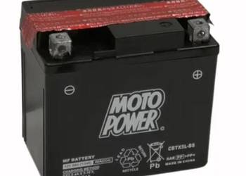 Akumulator motocyklowy MotoPower CBTX5L-BS YTX5L-BS 12V 4Ah