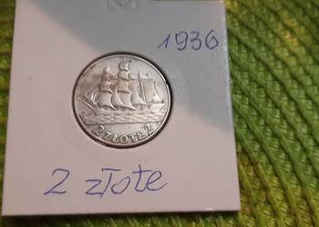 moneta srebrna polska z 1936r