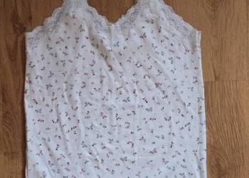 Koszulka na ramiączkach z koronką size 46