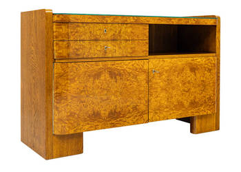 Niska Komoda Art Deco Modernizm Antyk Stara Lata 30 - Szafka RTV