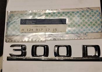 Mercedes W124 300D logo emblemat znaczek