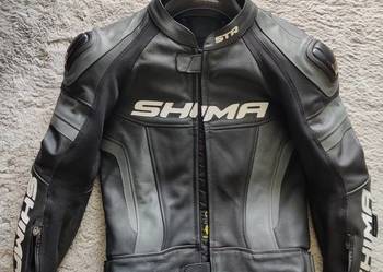Sprzedam kurtkę motocyklową skórzaną Shima STR w rozmiarze 48.