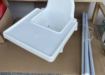 Krzesełko do karmienia Ikea Antilop białe dziecięce