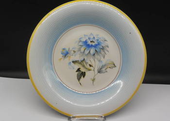Stary Talerz SCHWARZENHAMMER Bavaria Kwiat Dalia/Aster Vintage 1923-1945