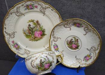 Filiżanka Rosenthal Sanssouci scenki Ivory Bavaria