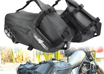 Torby motocyklowe KEMIMOTO 2x14L Sakwy boczne wodoodporne 28L na bagaż