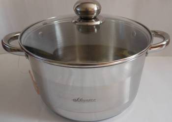 NOWY Garnek 6,5L, z miarką wewnątrz HOFFNER HOFFMANN