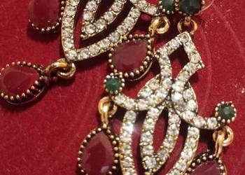 Piękne eleganckie kolczyki styl Osmański