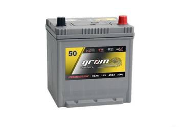 Akumulator GROM Premium 50Ah 450A EN Japan Prawy Plus DTR