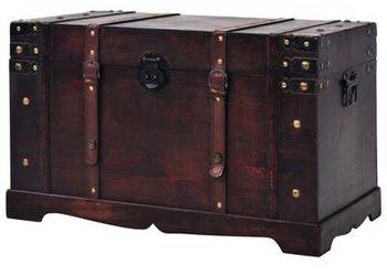 vidaXL Skrzynia w stylu vintage, drewniana, 66 x 38 x 40 cm(sku245478)