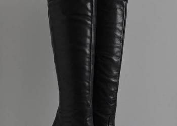 Muszkieterki Anna Dé Valle kozaki za kolano WYGODNA szpilka skóra 39