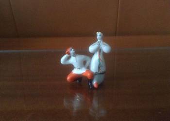 Stara kolekcjonerska sygnowana figurka porcelanowa "Para tancerzy"