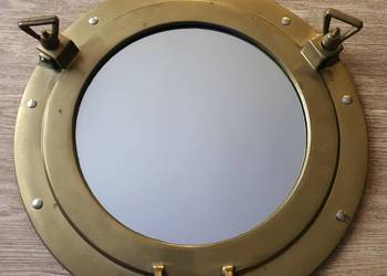 Bulaj lustro okrętowe mosiądz