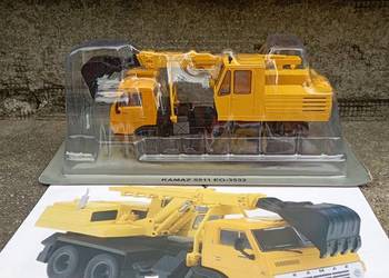 KAMAZ 5511 EO 3532 Koparka Kultowe auta ciężarówki PRL 1/43 Deagostini NOWY
