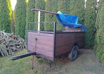 Przyczepa jedno osiowa rolnicza