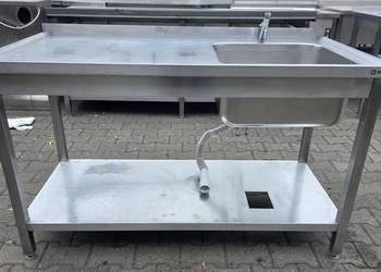 Zlew 1 Komorowy z Półką Duża Komora 140/70/85 cm M.1125 N
