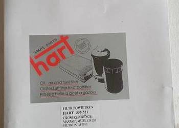 Filtr powietrza AP 051/1 - OPEL (2 szt)