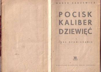 (6957) POCISK KALIBER DZIEWIĘĆ I INNE OPOWIADANIA – MAREK SA