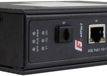Switch POE GetFort Przemysłowy 4GE+1GE+1SFP (-40/80)