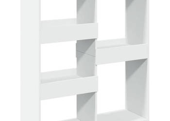 Regał/przegroda biały 100x33x115 cm materiał drewnopochodny WM-3309546