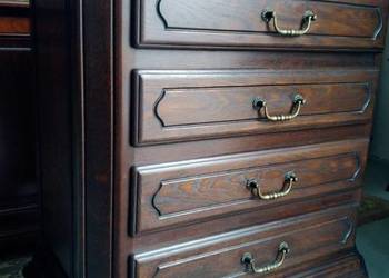 Dębowa komoda z szufladami