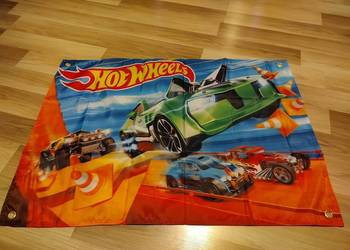 Hot wheels baner plakat materiałowy 90x60cm