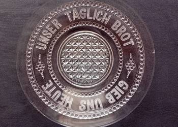 Talerzyk z inskrypcją - cytat z modlitwy. Brockwitz, nr 8011 / 1915 r.