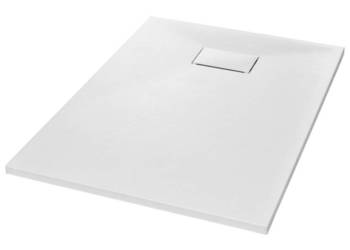 vidaXL Brodzik prysznicowy, SMC, biały, 100 x 70 cm (SKU:144771)