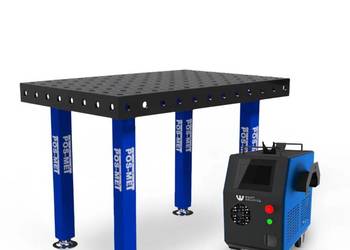 Spawarka Laserowa 4w1 Fiber 1500W + Podajnik + Stół Spawalniczy za 1zł