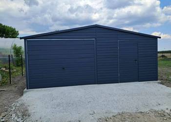 Garaż blaszany  Wzmocniony PROFILAMI. Producent SZYBKA REALIZACJA