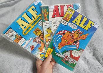 ALF - zestaw 3 komiksów, tata 90te