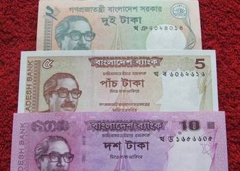 BANGLADESZ Kolekcjonerskie Banknoty Zestaw - 4 sztuki UNC