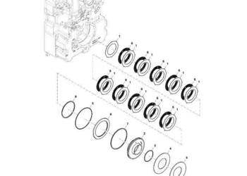 John Deere 9470RX - Tłoczek YZ501843 (Przekładnia Power Shift)