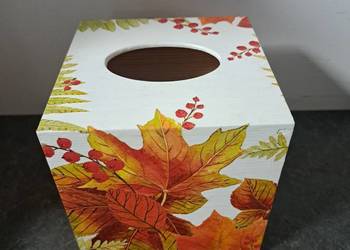 Chustecznik liście jesienne hand made