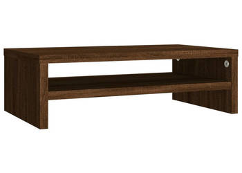 Podstawka pod monitor brązowy dąb 42x24x13 cm WM-815269