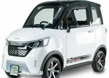 Czterokołowiec skuter elektryczny z dachem MICRO CAR BILI ECOMO 4 biały