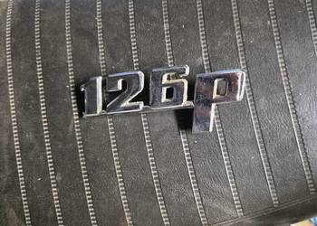 Emblemat 126p znaczek fiat chrom chromowany