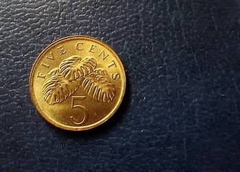 Stare monety 5 cent 1988 Singapur