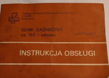 Silnik gaźnikowy typ 160- instrukcja obsługi