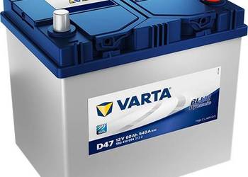 Akumulator VARTA Blue Dynamic D47 60Ah 540A EN P+ Japan