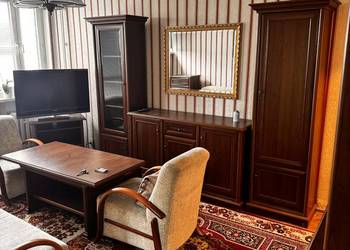 Komplet klasycznych mebli KENT (BRW) – Salon / Jadalnia – Kasztan (7 szt.)