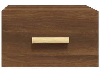 vidaXL Wisząca szafka nocna, brązowy dąb(SKU:817577)